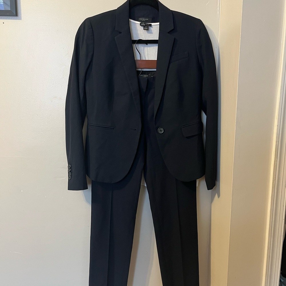 Ann Taylor Navy Suit Set